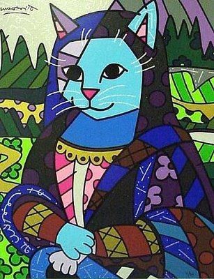 Unknown Artist Mona cat
